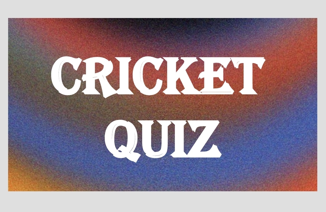 Cricket quiz