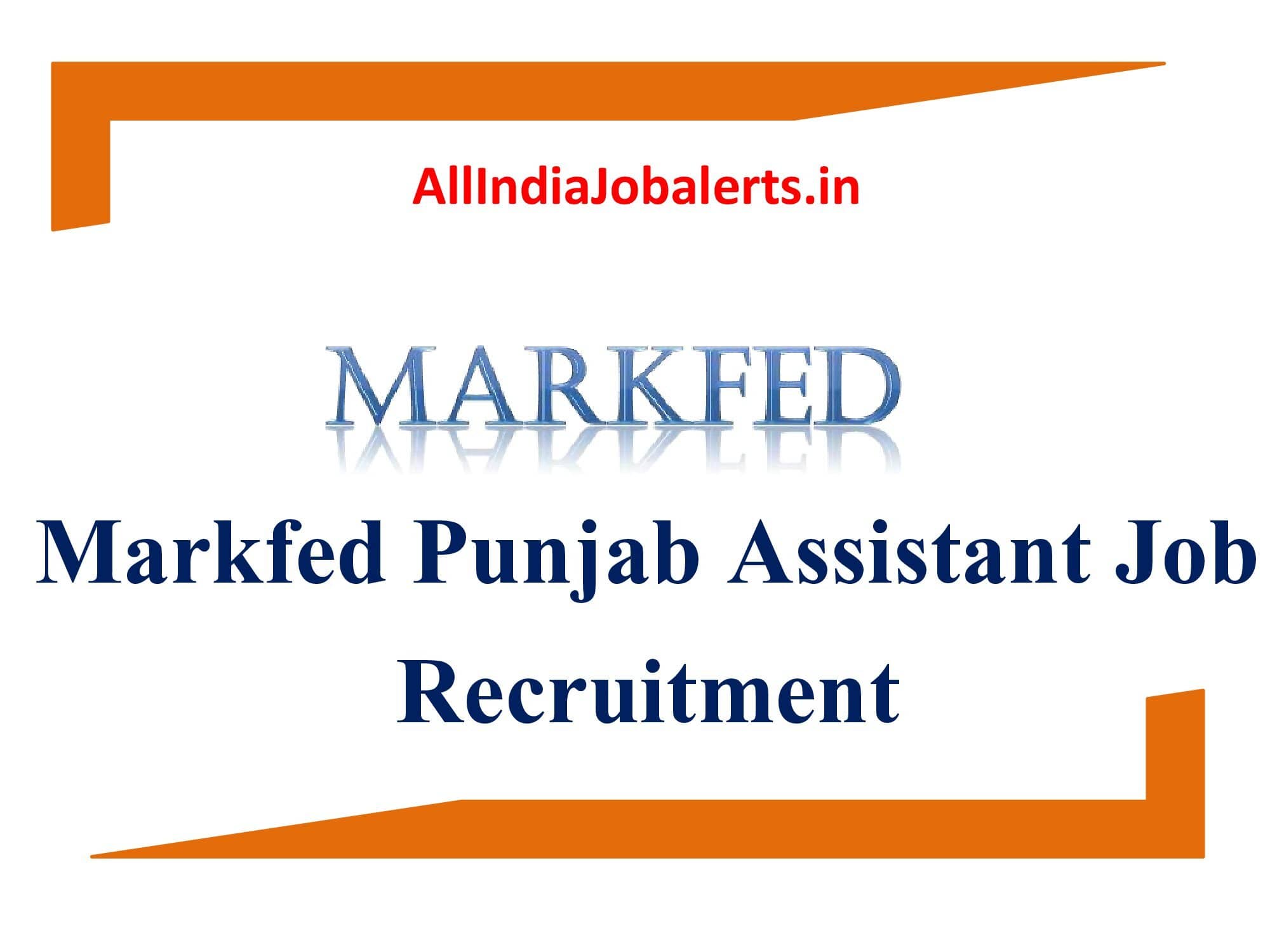 MARKFED Punjab Recruitment